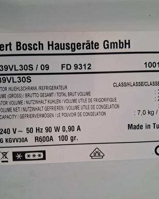 Ricambi frigorifero Bosch KGV39VL-30S