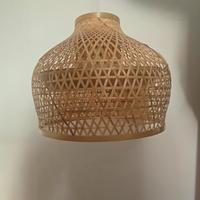  2 x Lampada in bambù a sospensione 