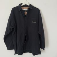 Camicia in felpa nera Champion