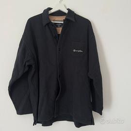 Camicia in felpa nera Champion