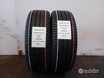 2 gomme 195 55 16 continental br46