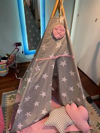 Tenda Teepee indiani gioco bambini