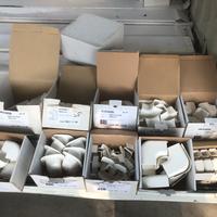 Materiale elettrico, canalette, cavi ecc in blocco