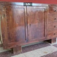 Gran Credenza in 2 blocchi Art-Decò