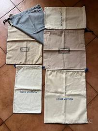sacchetti per scarpe cotone Gucci Louis Vuitton