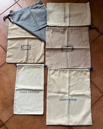 sacchetti per scarpe cotone Gucci Louis Vuitton