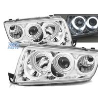 FARI SKODA FABIA 99-07 ANGEL EYES FONDO CROMATO