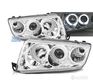 FARI SKODA FABIA 99-07 ANGEL EYES FONDO CROMATO