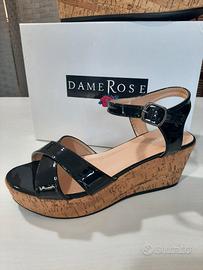 sandali scarpe donna dame rose taglia 38