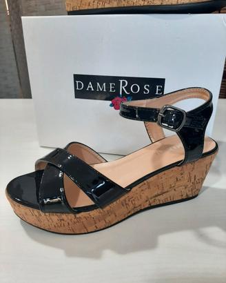 sandali scarpe donna dame rose taglia 38