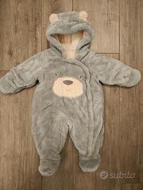 Tutina in ecopelliccia per neonato