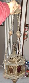 lampada a sospensione antica turca marocchina
