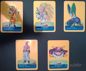 Dragon Ball Z lamincards ( oro )