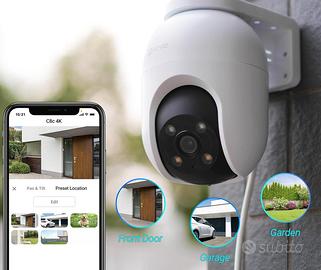 EZVIZ Telecamera WiFi Esterno 4K.C8c 4K 4mm