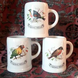 3 tazze mug boccali Vogelpark Walsrode 