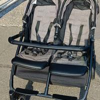 passeggino gemellare Peg Perego più navicelle