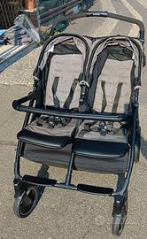 passeggino gemellare Peg Perego più navicelle