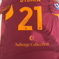 Maglia as roma autografata dybala