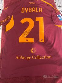 Maglia as roma autografata dybala