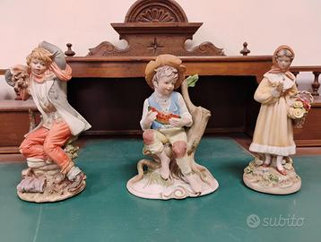 TRE STATUETTE (2 capo di monte)