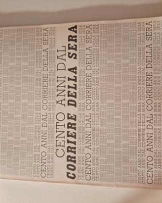 volume 100 anni dal corriere della sera 