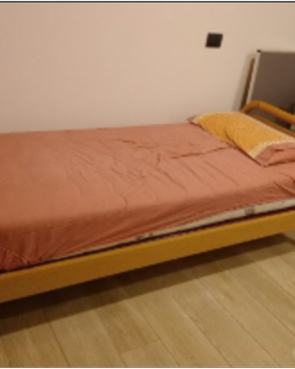 letto singolo girolett.legno prezzato per sgombero