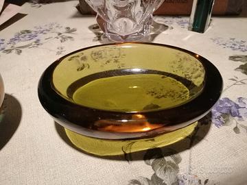 Posacenere verde vetro Murano