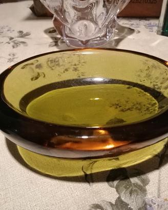 Posacenere verde vetro Murano