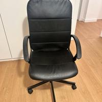 Poltrona ufficio Ikea nera