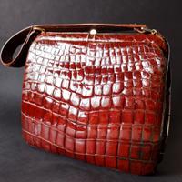 Borsetta / pochette in vero coccodrillo anni '50