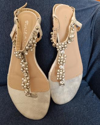 Sandali donna infradito Fiori e Spine 