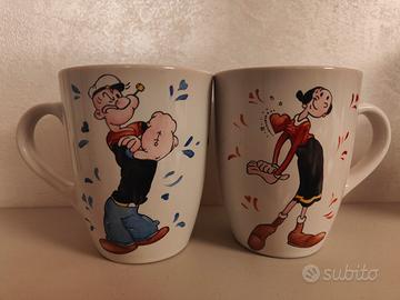 coppia tazze Popeye