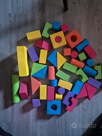 50 pezzi costruzioni morbidi 