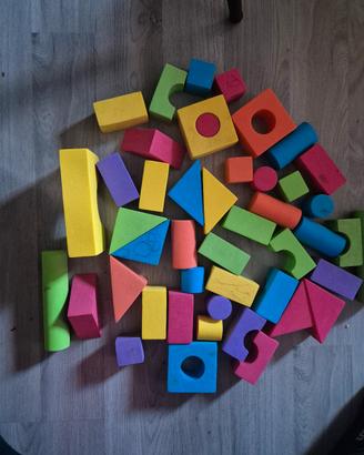50 pezzi costruzioni morbidi 