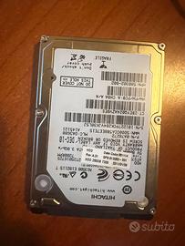 Hard Disk Hitachi 250GB 2,5" SATA – 7200rpm