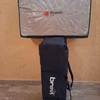 Lettino da campeggio più materassino