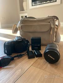 Canon 60 d con lente e borsa
