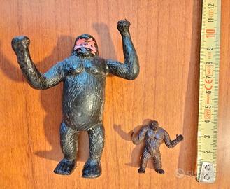 2 mini-Figure King Kong Gorilla Anni 70/80