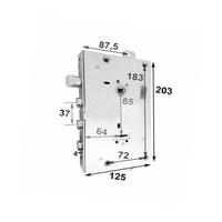 Serratura CISA 57515-38 Doppia Mappa 3 perni D/S