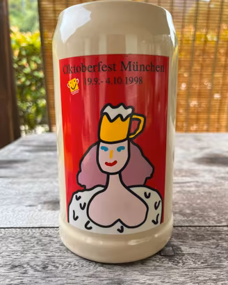 Boccale birra 1L oktoberfest 1998