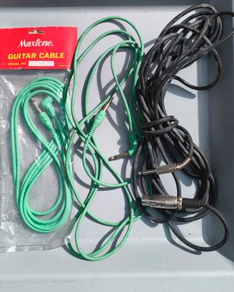 Cavo Chitarra elettrica e Microfono 