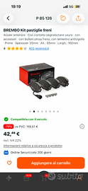 BREMBO KIT PASTIGLIE FRENI ANTERIORI CON CONTATTO