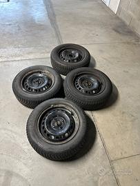 Cerchi in ferro+gomme