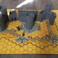 4 mappe ad esagoni per D&D Pathfinder Cry Havoc