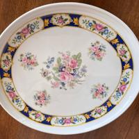 Limoges - Piatto ovale dipinto a mano