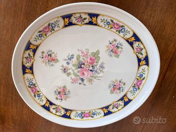 Limoges - Piatto ovale dipinto a mano