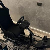 Postazione gaming + volante logitec g29 + GT7