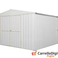 Box prefabbricato acciaio lamiera 360x430 bianco