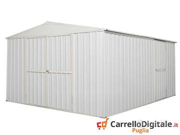 Box prefabbricato acciaio lamiera 360x430 bianco