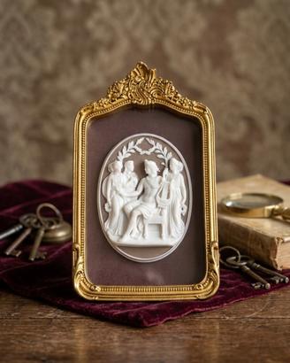 Quadretto Cameo Stile Antico (12x20cm)
